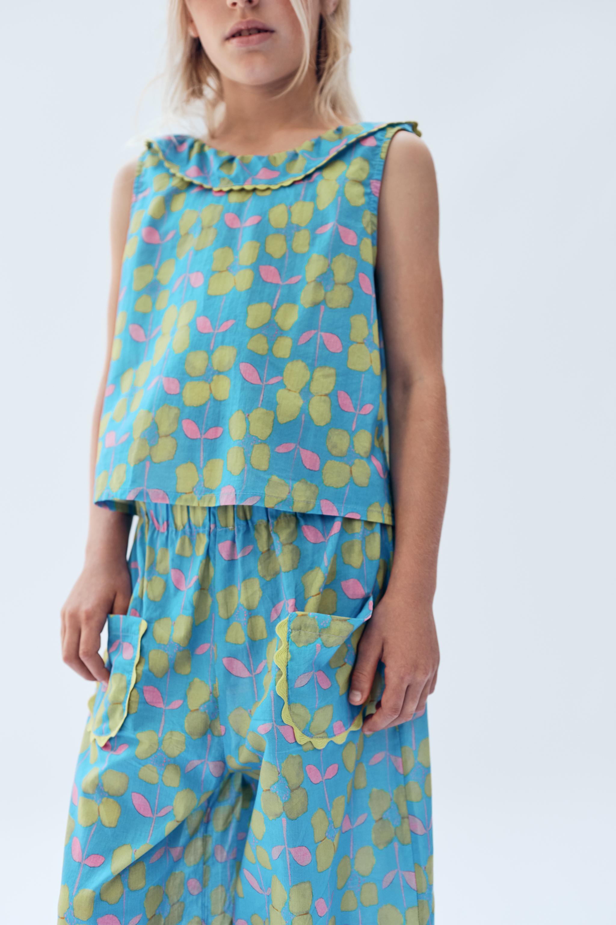 2-14 YEARS / LIMITED EDITION FLORAL PRINT CULOTTES